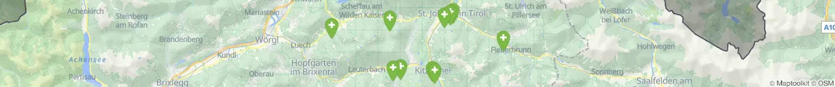 Map view for Pharmacies emergency services nearby Oberndorf in Tirol (Kitzbühel, Tirol)